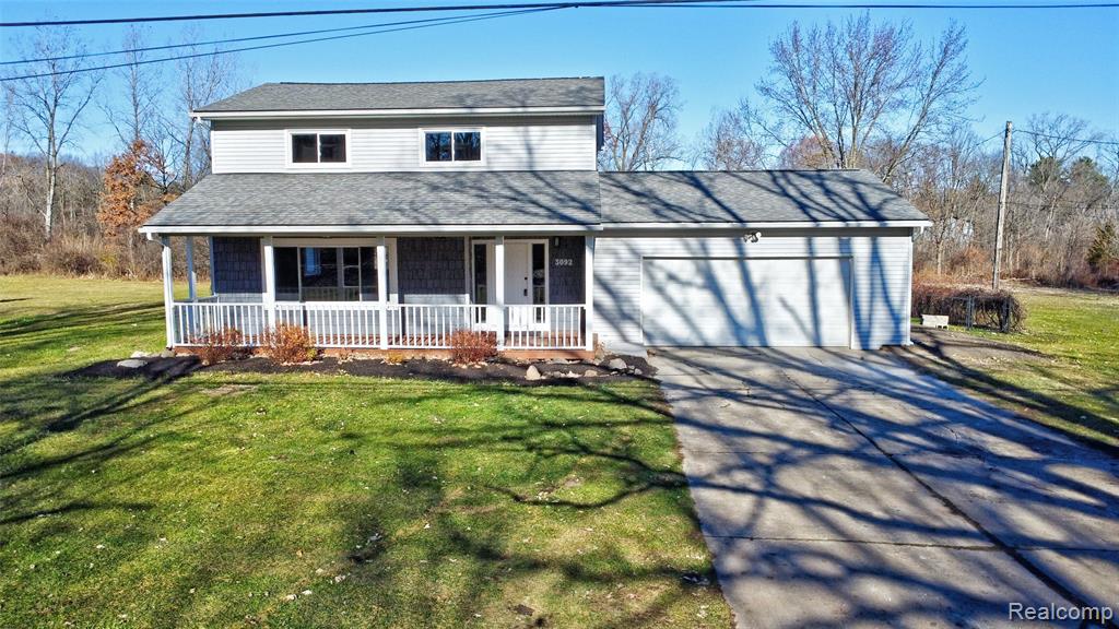 3092 Groveland Road, Ortonville, MI 48462 — front exterior