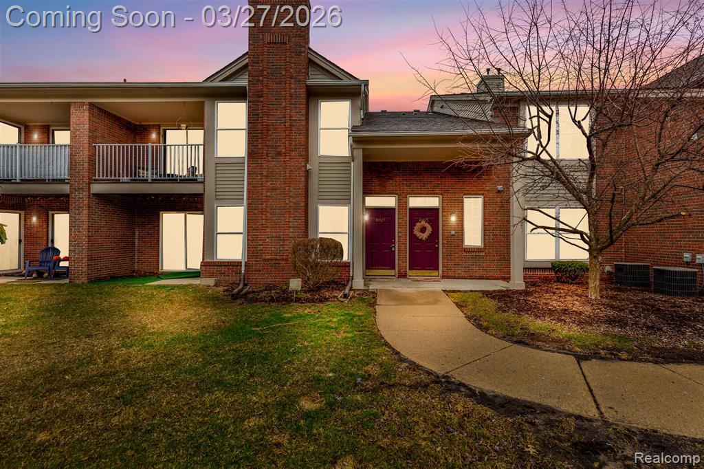 43427 Claremont Drive E, Clinton Twp, MI 48038 — front exterior