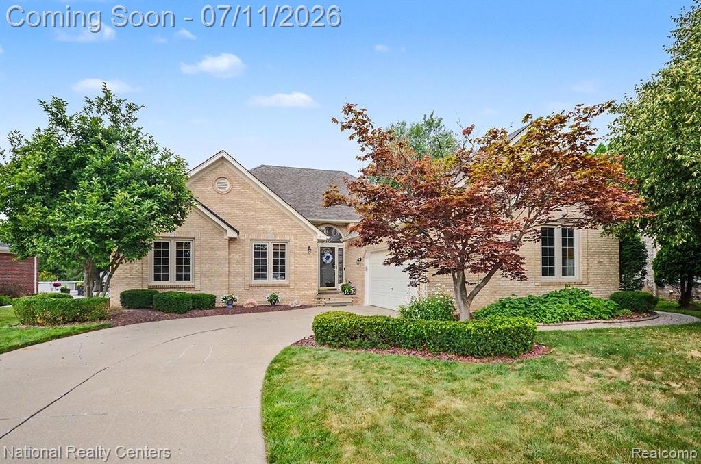 57837 Kaczmarek Drive, Washington, MI — front exterior