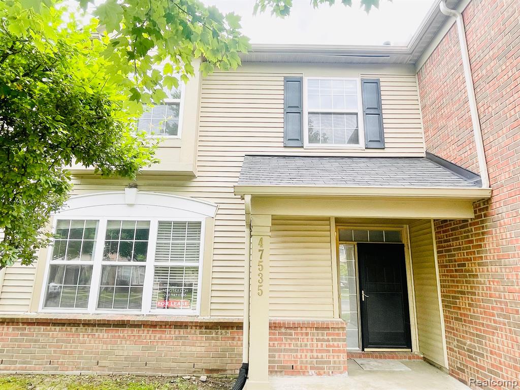 47535 PEMBROKE Drive, Canton, MI 48188 — front exterior