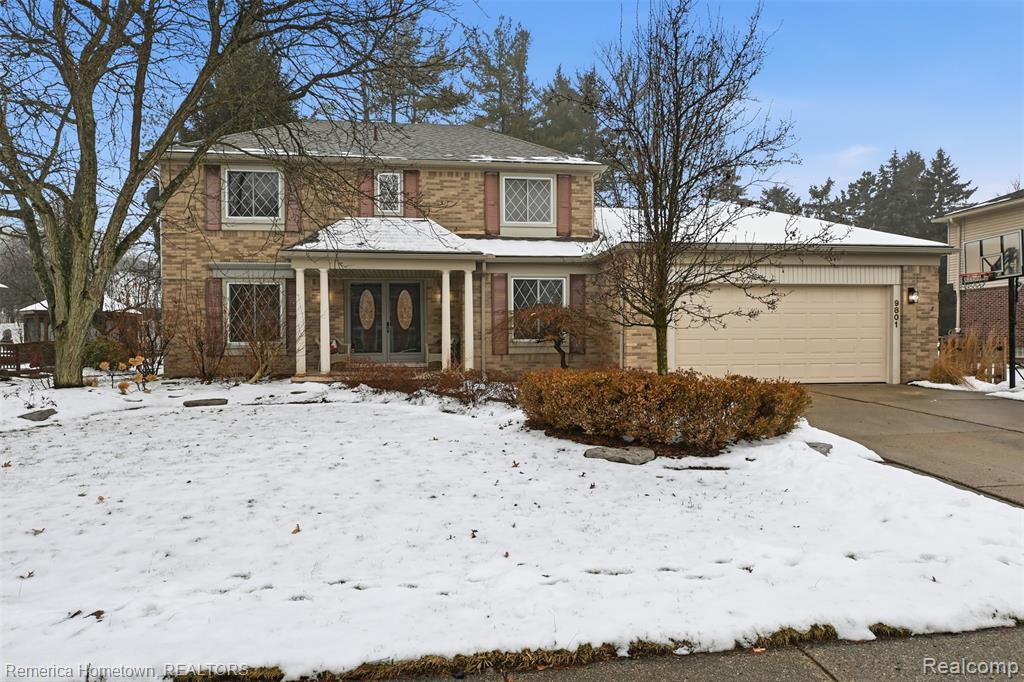 9801 Tennyson Drive, Plymouth, MI 48170 — front exterior