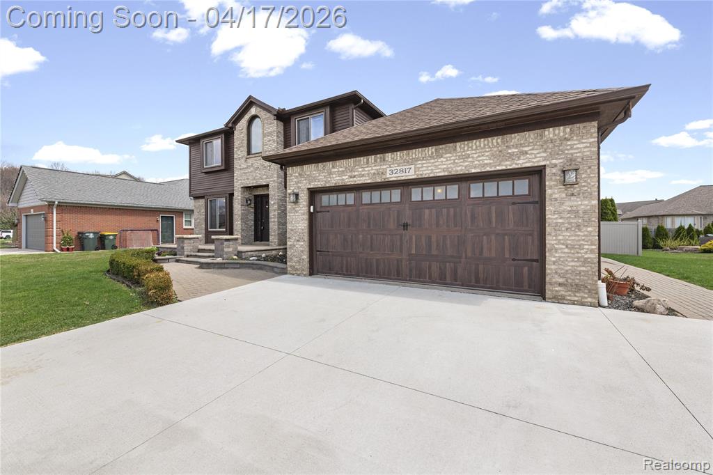 32817 Greenwood Drive, Chesterfield, MI 48047 — front exterior