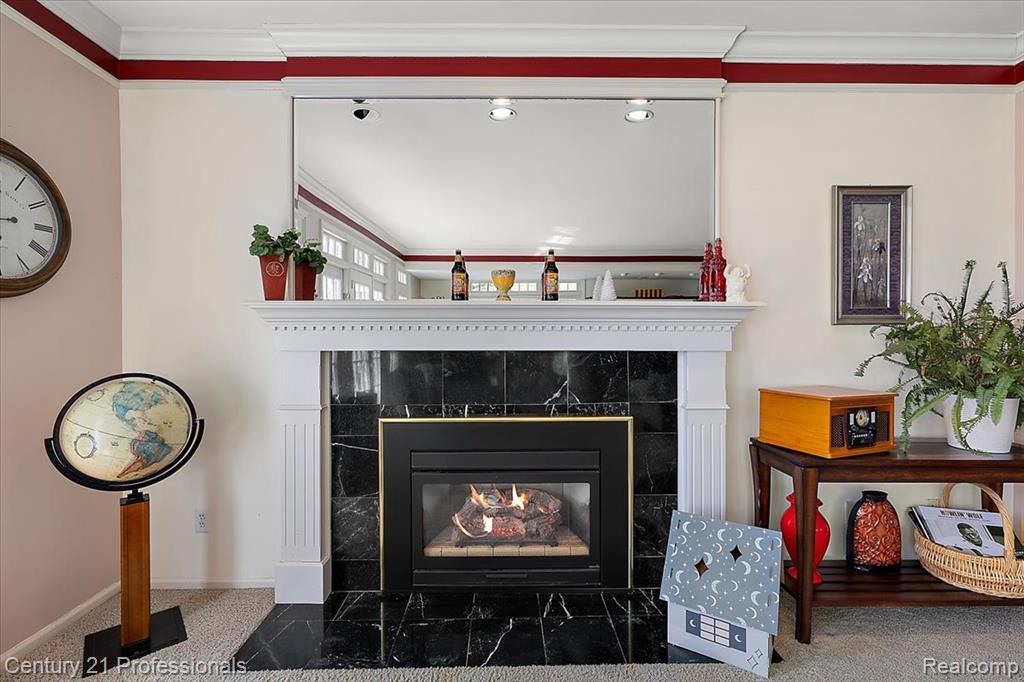 LL-Marble Gas Fireplace