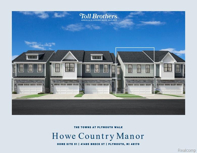 41495 Breck, Plymouth, MI 48170 — front exterior