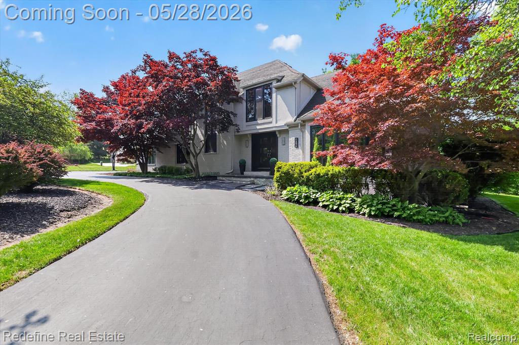4296 Barcroft Way, West Bloomfield, MI 48323 — front exterior