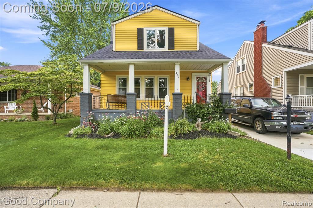 412 Chippewa Street, Clawson, MI — front exterior