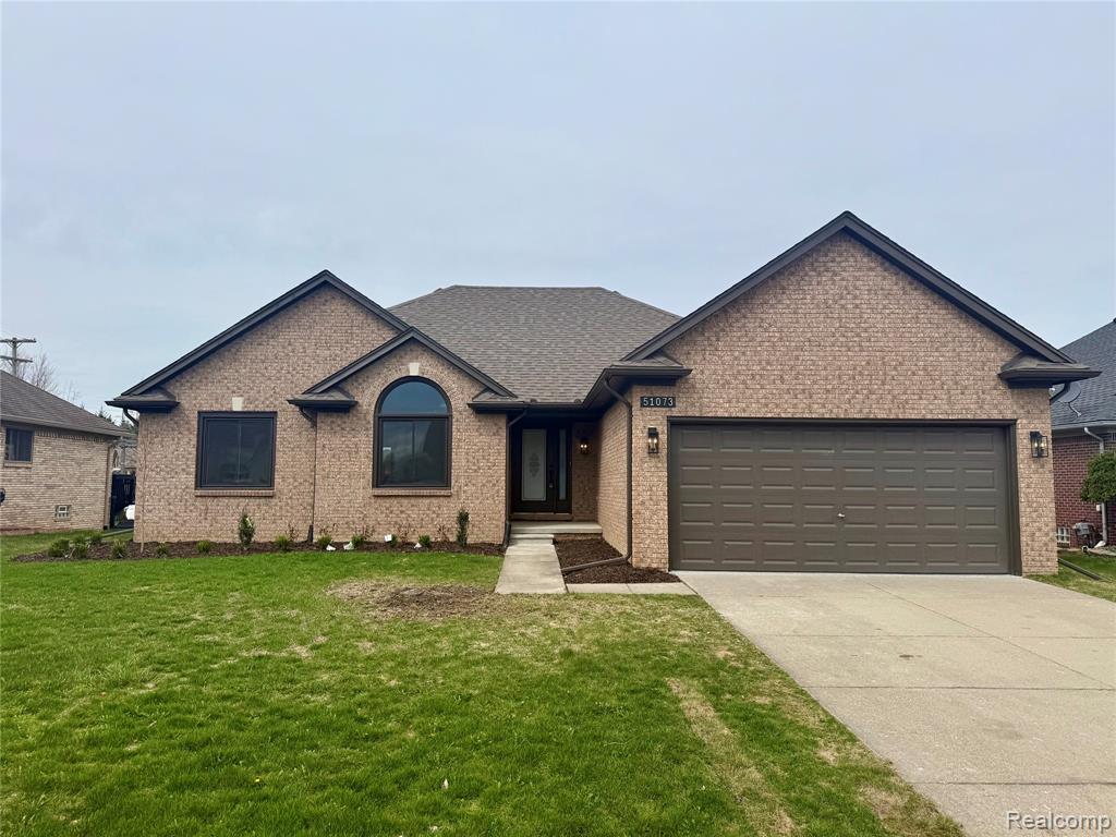 51073 Pinewood Drive, Macomb, MI 48042 — front exterior