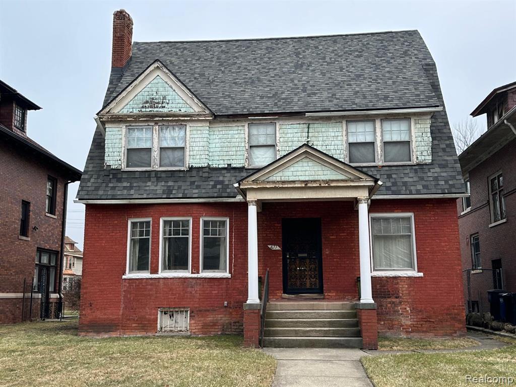 677 ATKINSON Street, Detroit, MI 48202 — front exterior