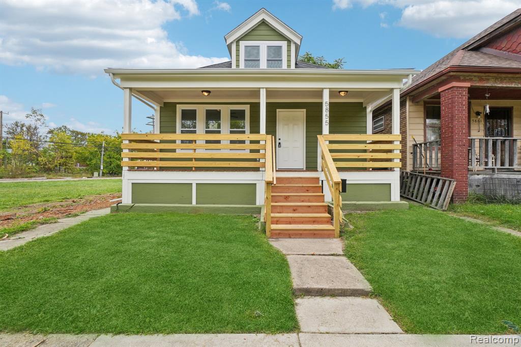 5855 Hurlbut Street, Detroit, MI 48213 — front exterior