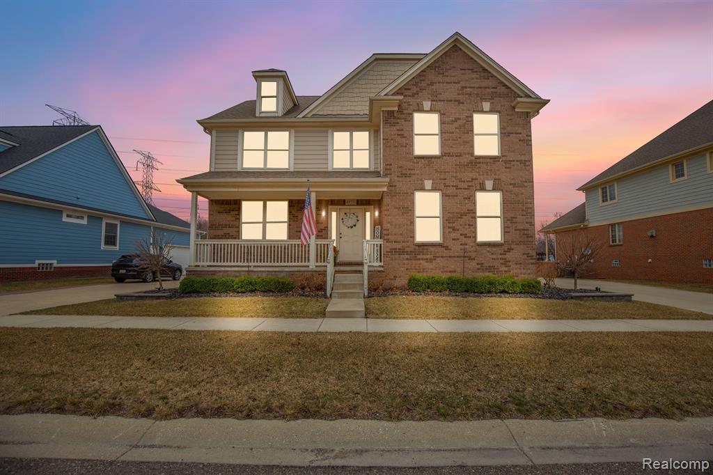 49751 GOLDEN PARK Drive, Shelby Twp, MI 48315 — front exterior