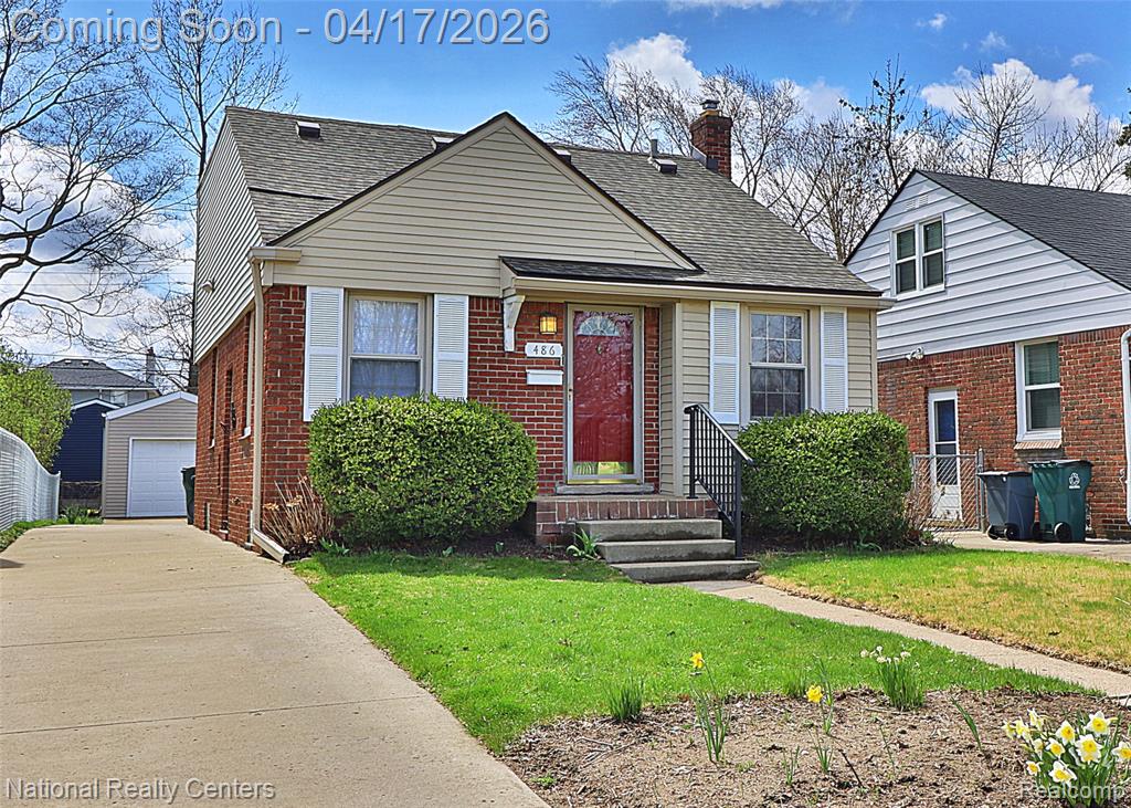 486 University Street, Ferndale, MI 48220 — front exterior