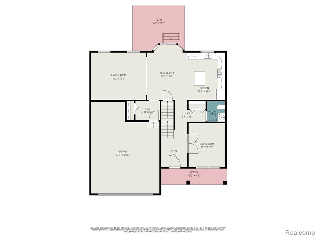View of floor plan / room layout