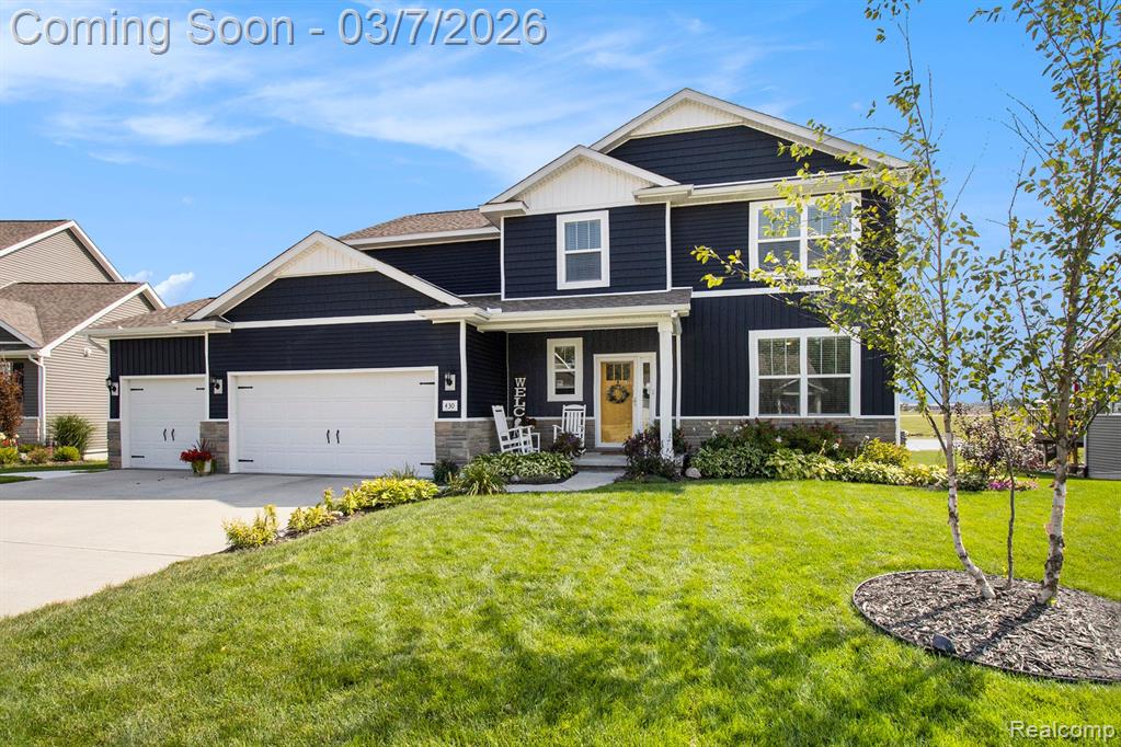 430 Trestle Drive, Howell, MI 48843 — front exterior