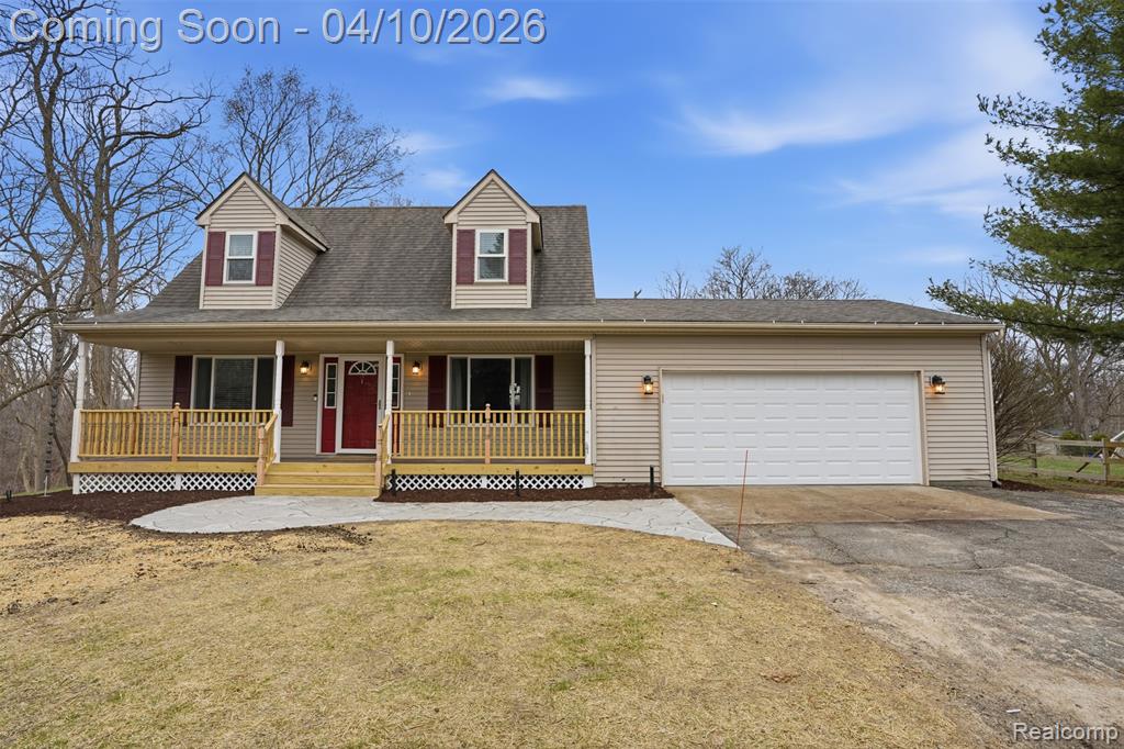 7354 Harrington Drive, Brighton, MI 48116 — front exterior