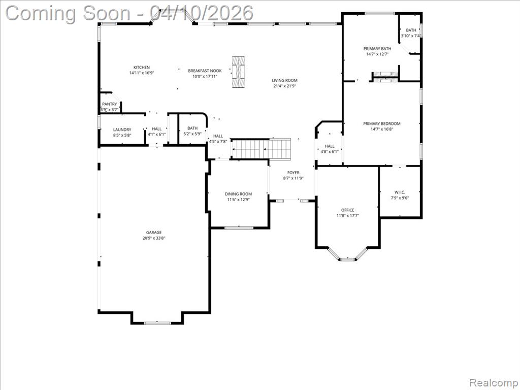 Main Level Floor Plan