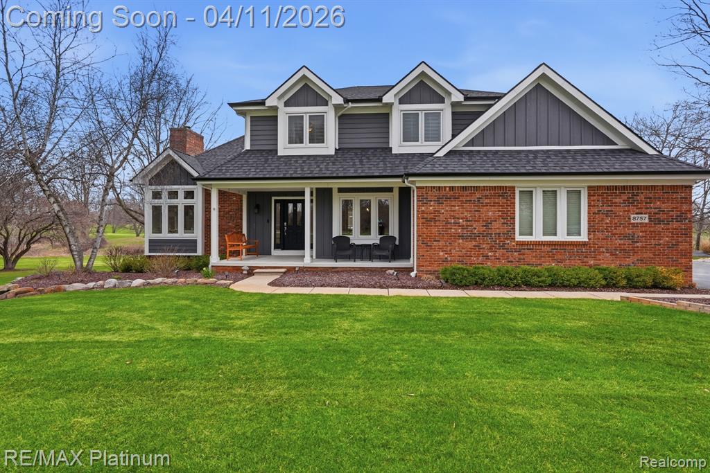 8757 Pebble Creek Drive, Pinckney, MI 48169 — front exterior