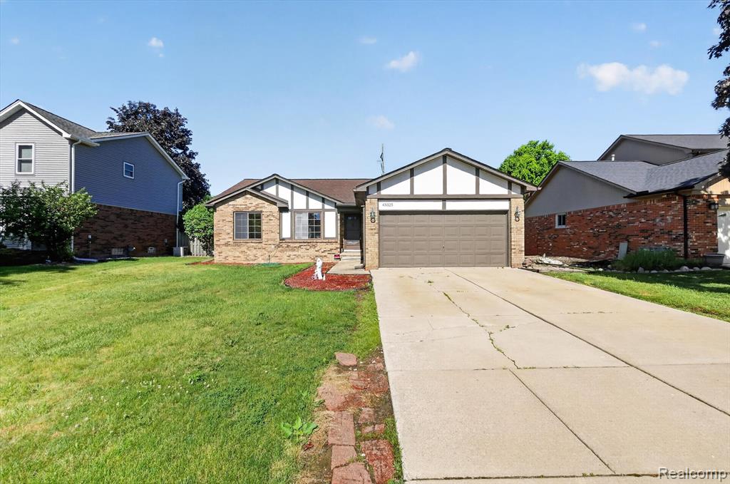 43325 Nebel Trail, Clinton Twp, MI 48038 — front exterior