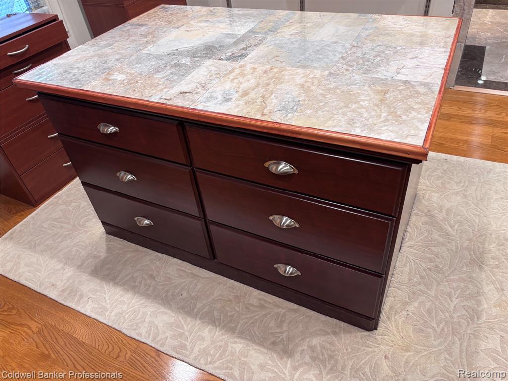 4th Bedroom or walk in closet with island