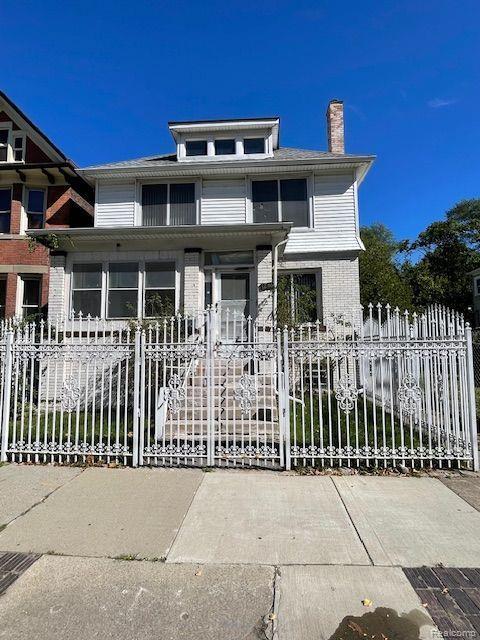 1246 SCOTTEN Street, Detroit, MI 48209 — front exterior