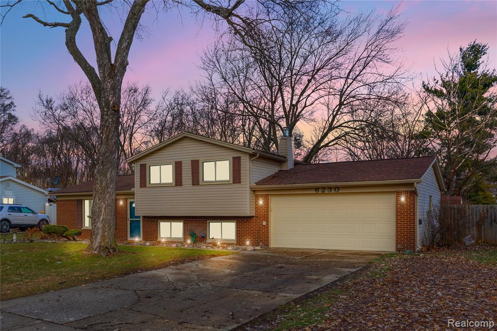 6230 Barker Drive, Waterford, MI 48329 — front exterior