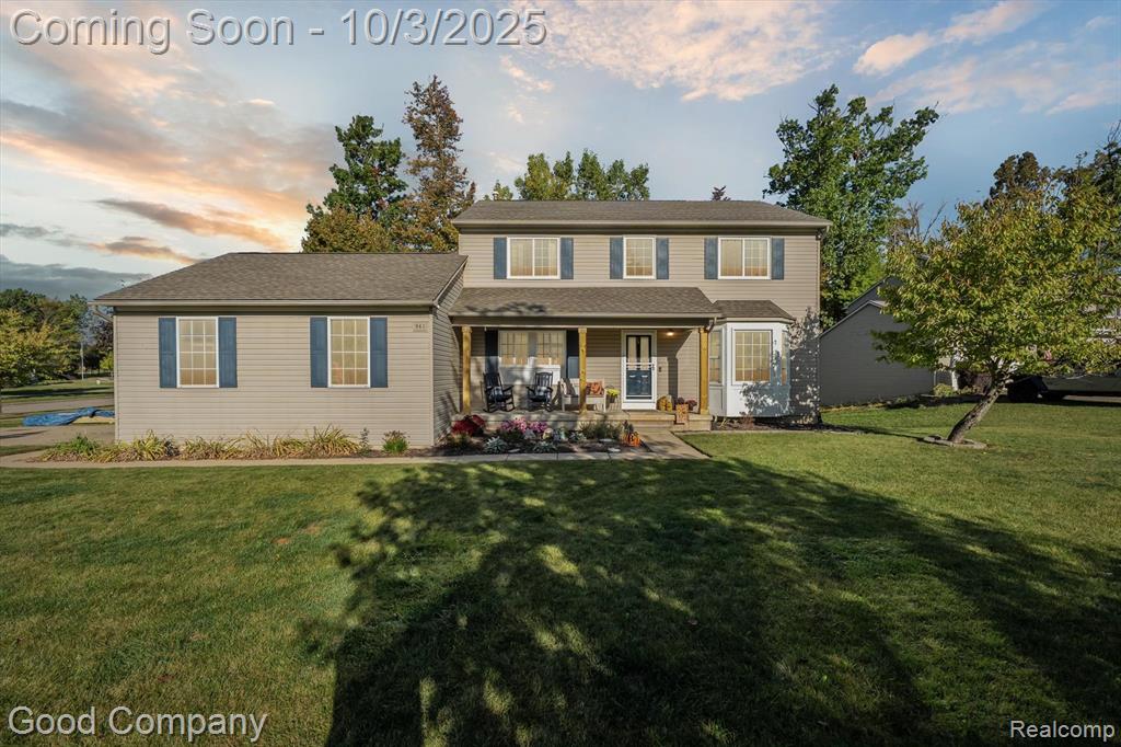 961 LOON Court, Fenton, MI 48430 — front exterior