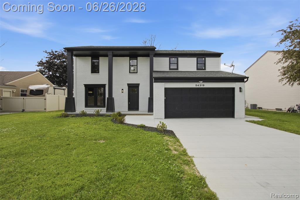 54319 Bradshaw Drive, New Baltimore, MI 48047 — front exterior