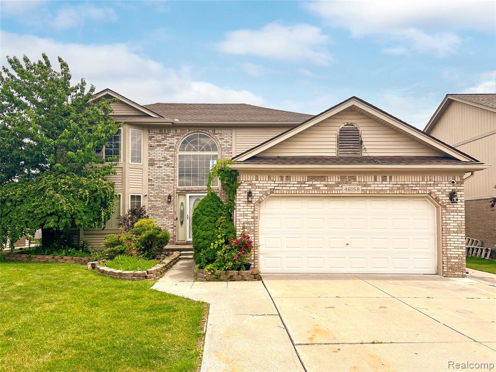 46158 Duke Drive, New Baltimore, MI — front exterior