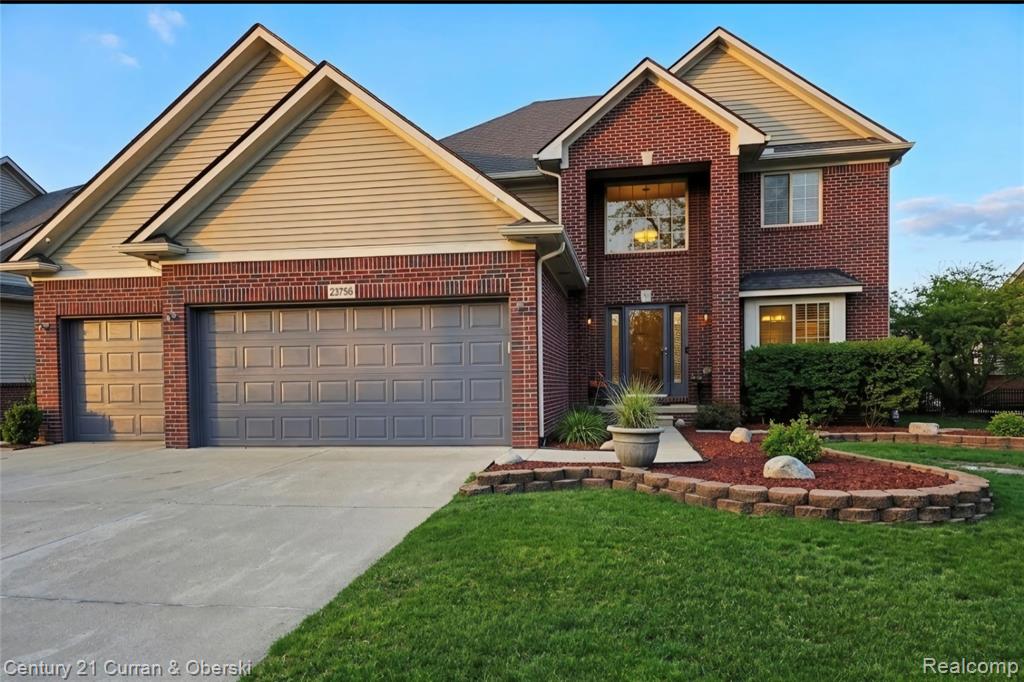 23756 Waterview Drive, New Boston, MI 48164 — front exterior
