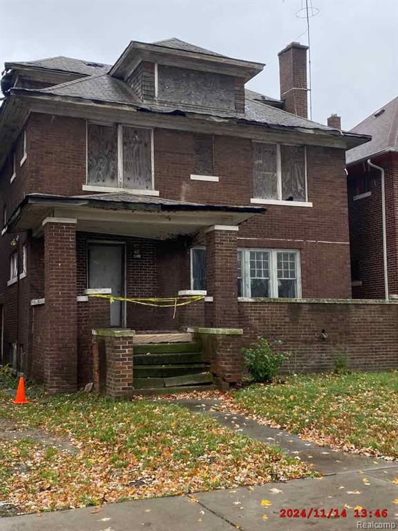 1129 ATKINSON Street, Detroit, MI 48202 — front exterior