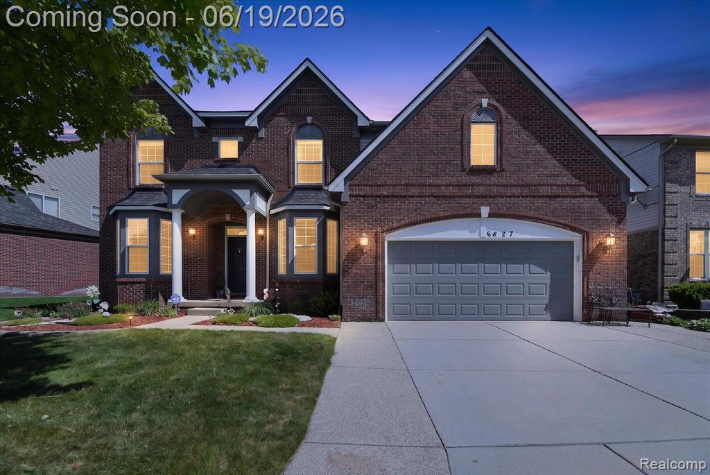 6827 Blackwell, Shelby Twp, MI 48317 — front exterior