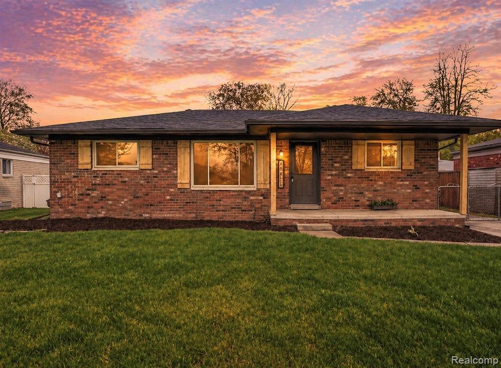 41851 Vanderbilt Drive, Sterling Heights, MI 48313 — front exterior
