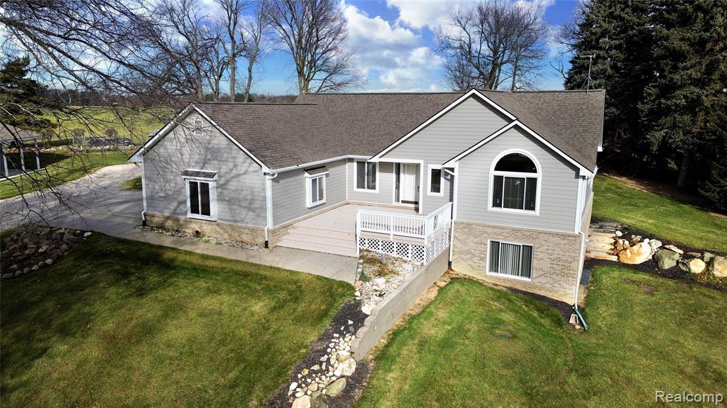 2595 Clinton Hills Road, Ortonville, MI 48462 — front exterior