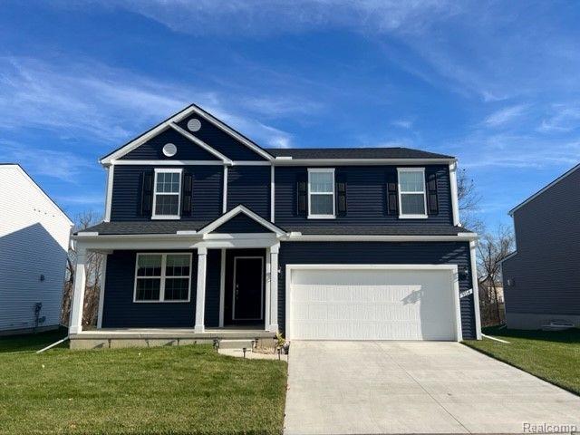 9184 DOGWOOD Lane, Dexter, MI 48130 — front exterior