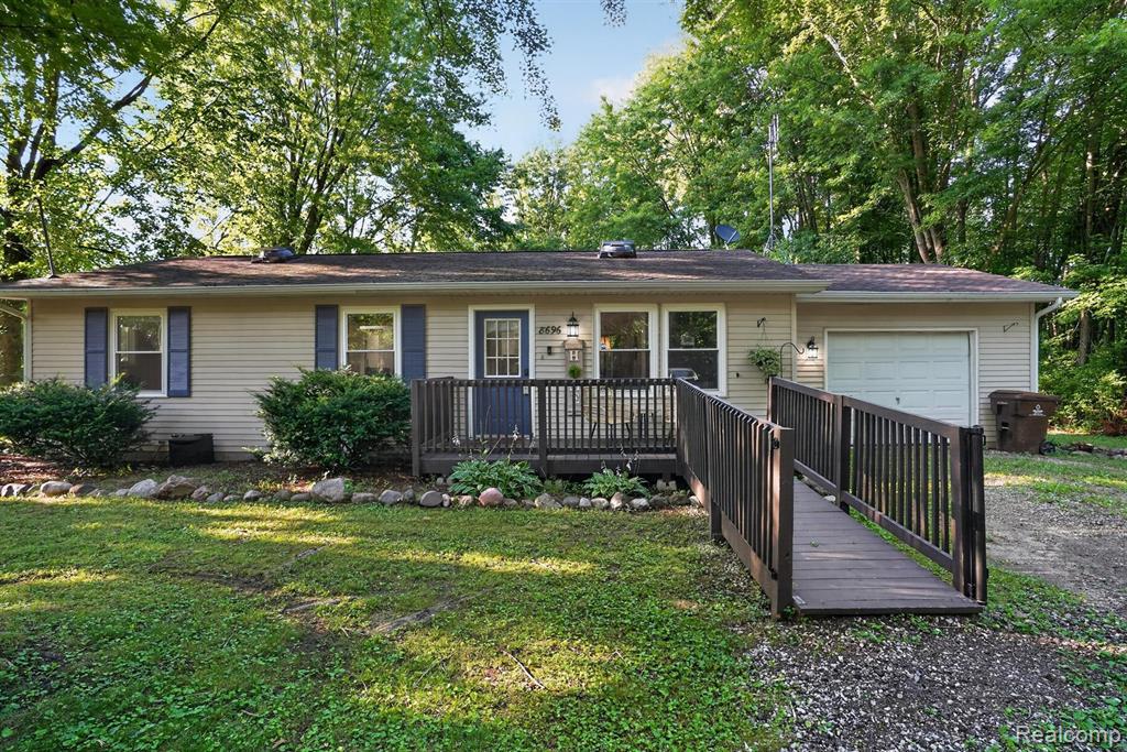 8696 Sargent Road, Fowlerville, MI 48836 — front exterior