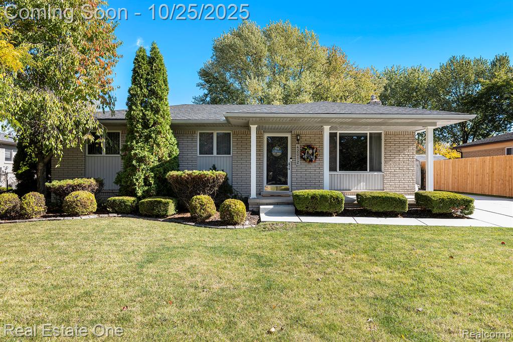 42002 Coulon Drive, Clinton Twp, MI 48038 — front exterior