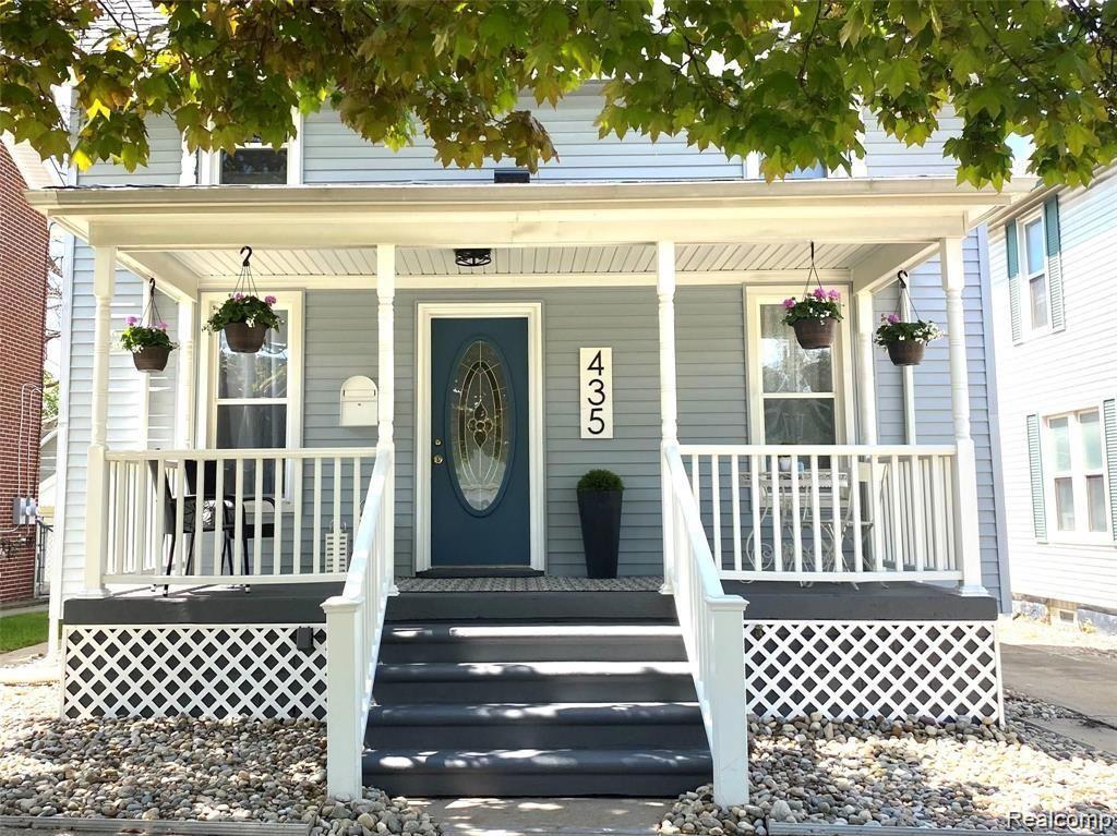435 STARKWEATHER Street, Plymouth, MI 48170 — front exterior