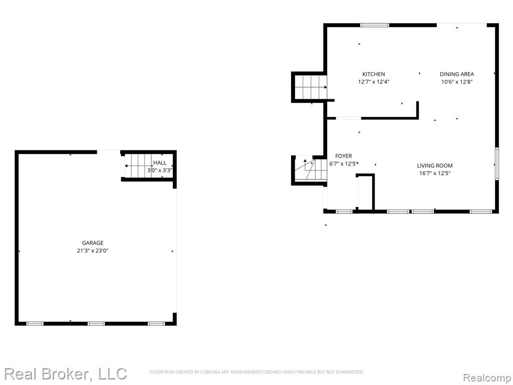 View of room layout