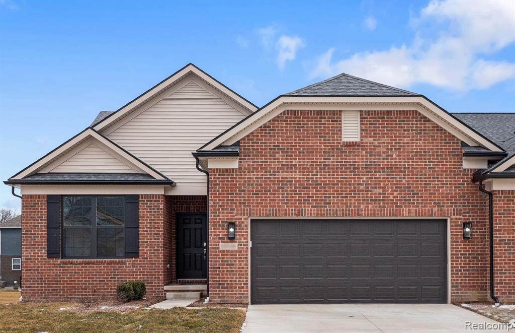 55638 OAK POINTE Drive, Utica, MI 48315 — front exterior