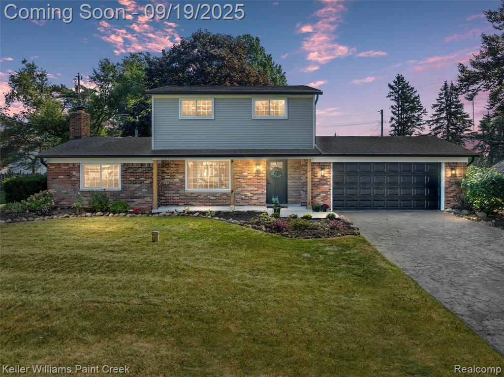 8547 Huron River Drive, White Lake, MI — front exterior