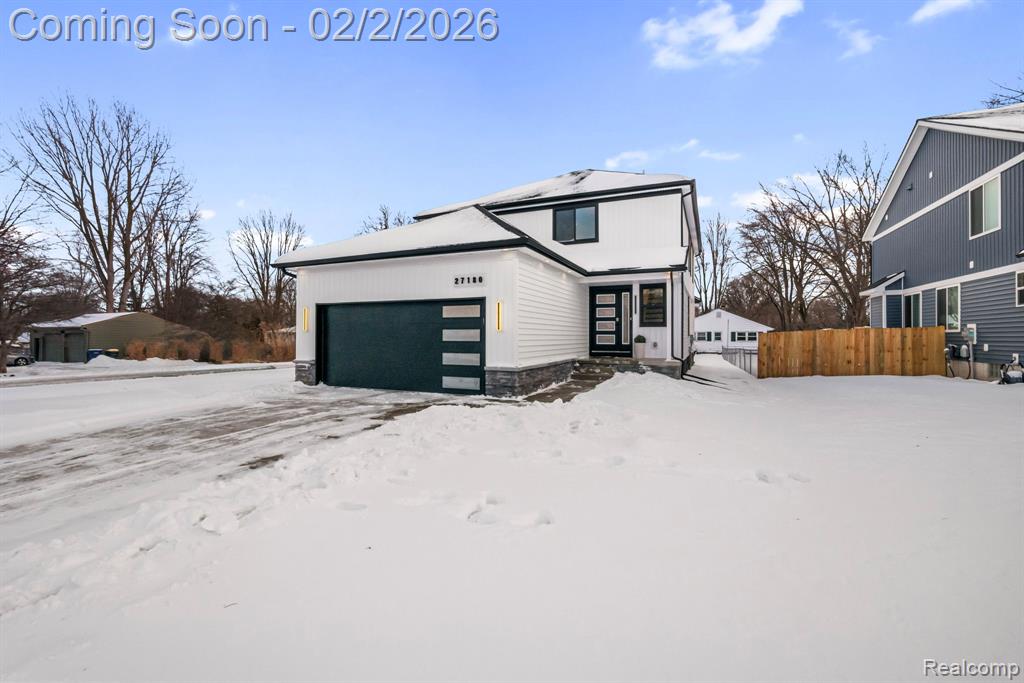 27180 S River Road, MI — front exterior