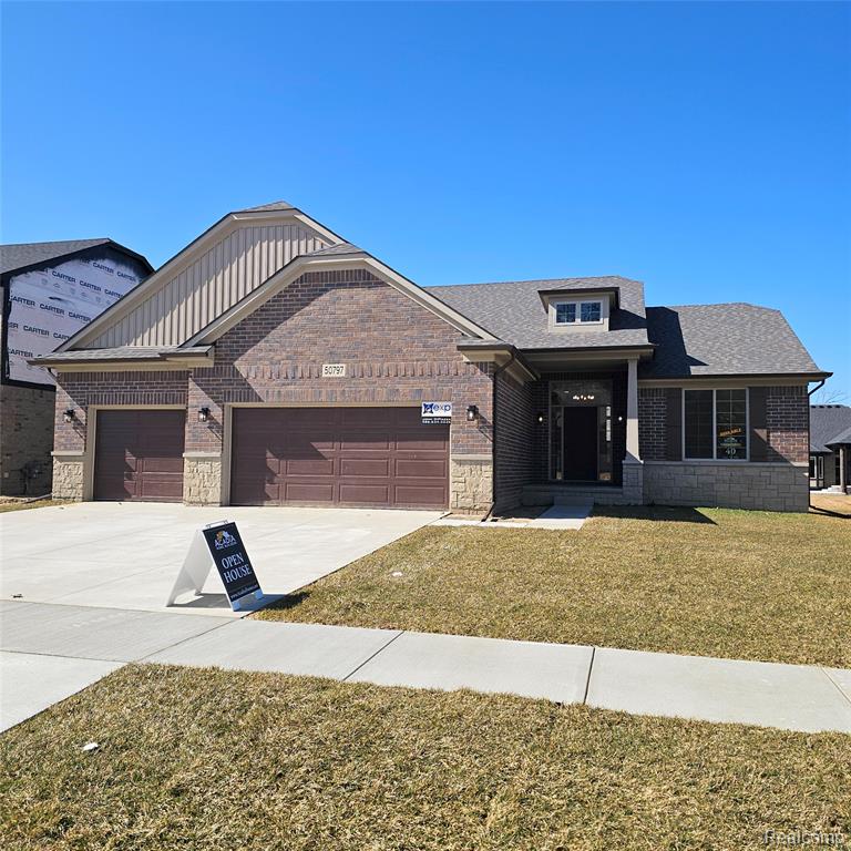 50797 Mistwood Drive, Macomb, MI 48042 — front exterior