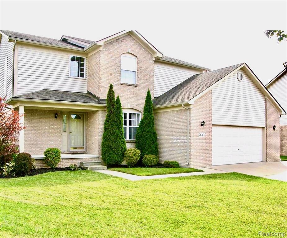 26263 Oakley Court, Brownstown, MI 48174 — front exterior