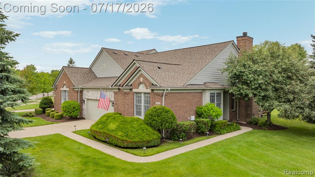 44562 Aspen Ridge Drive, Northville, MI 48168 — front exterior