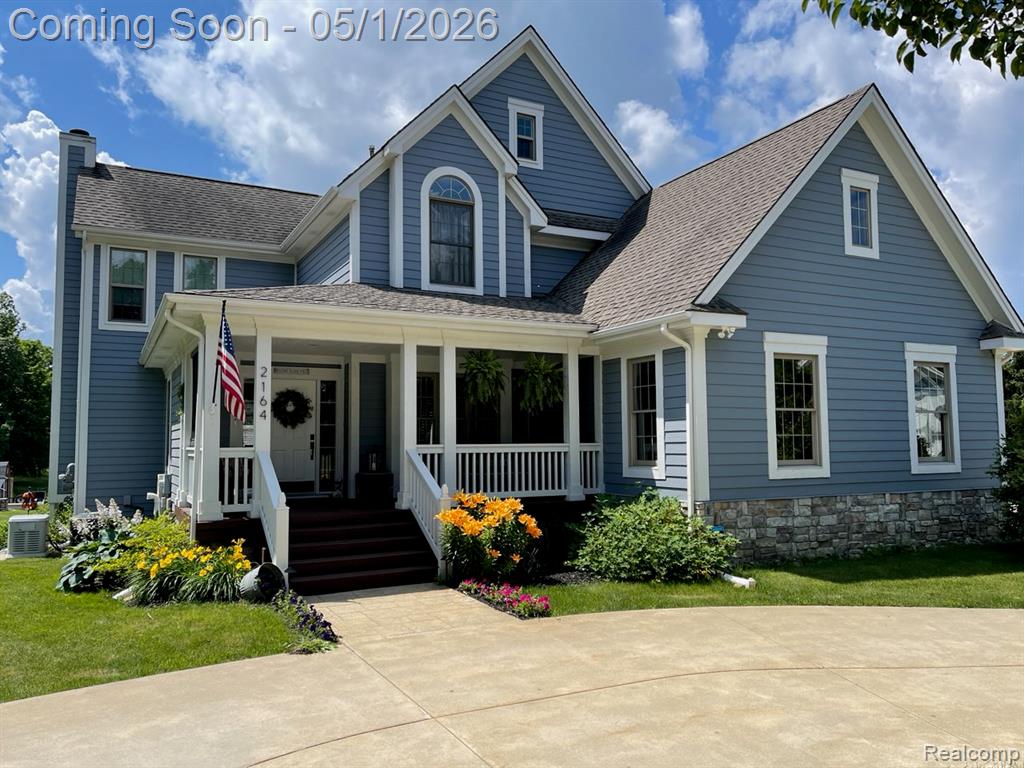 2164 E Allen Road, Howell, MI 48855 — front exterior