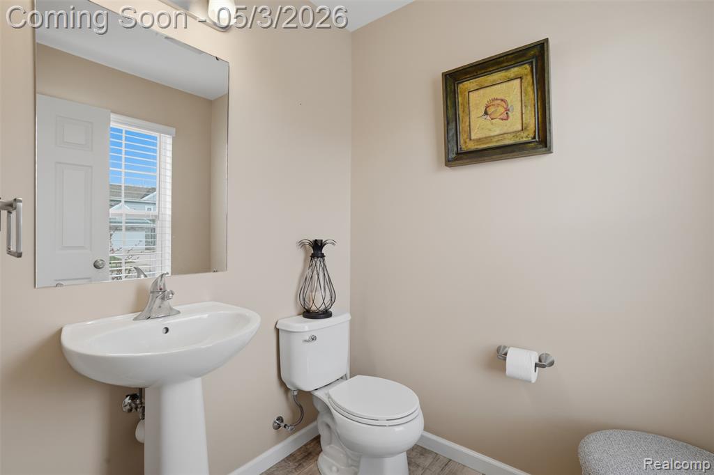 1/2 Bathroom on main floor