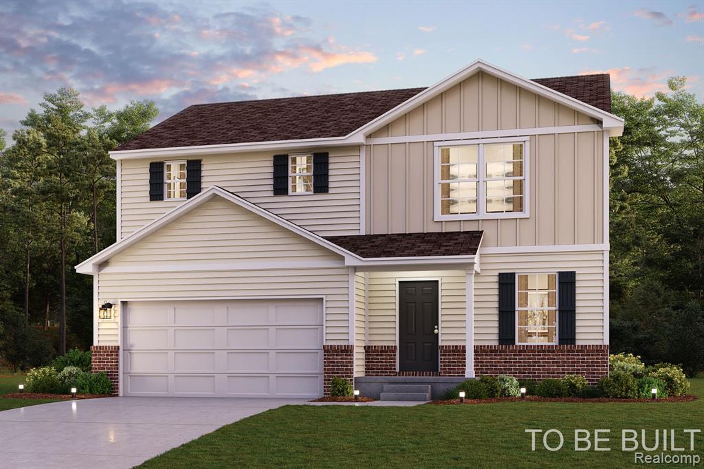 9057 Sandstone Drive, Newport, MI 48166 — front exterior
