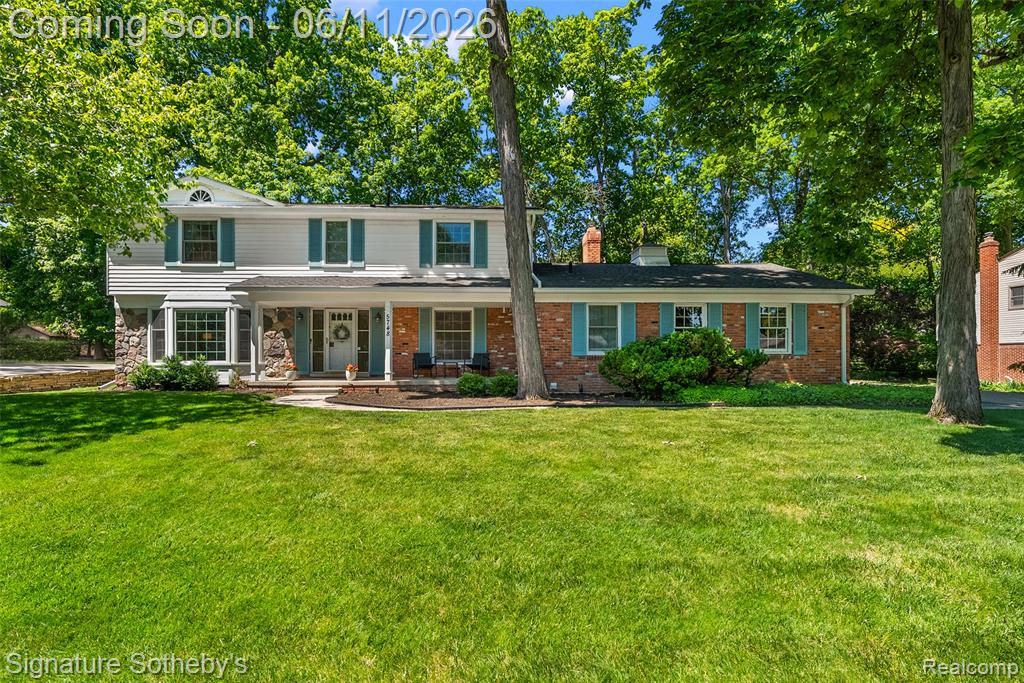5748 Cherry Crest Drive, West Bloomfield, MI — front exterior