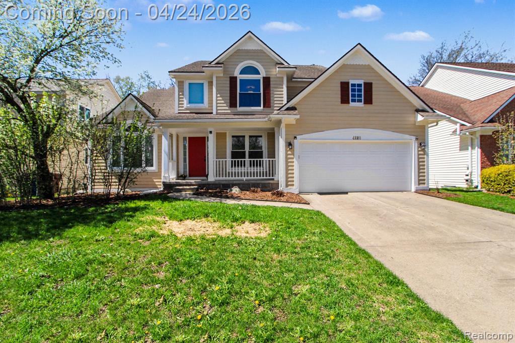 4880 S Ridgeside Circle, Ann Arbor, MI 48105 — front exterior