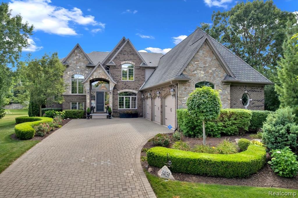 54159 DEER RIDGE Court, Rochester, MI 48307 — front exterior
