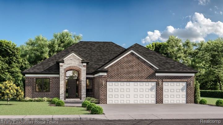 13157 34 Mile Road, Bruce, MI 48065 — front exterior